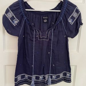 Lucky Brand peasant blouse